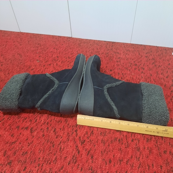 Easy Spirit Winter Boots Suede Black Size 7.5W - Picture 9 of 14